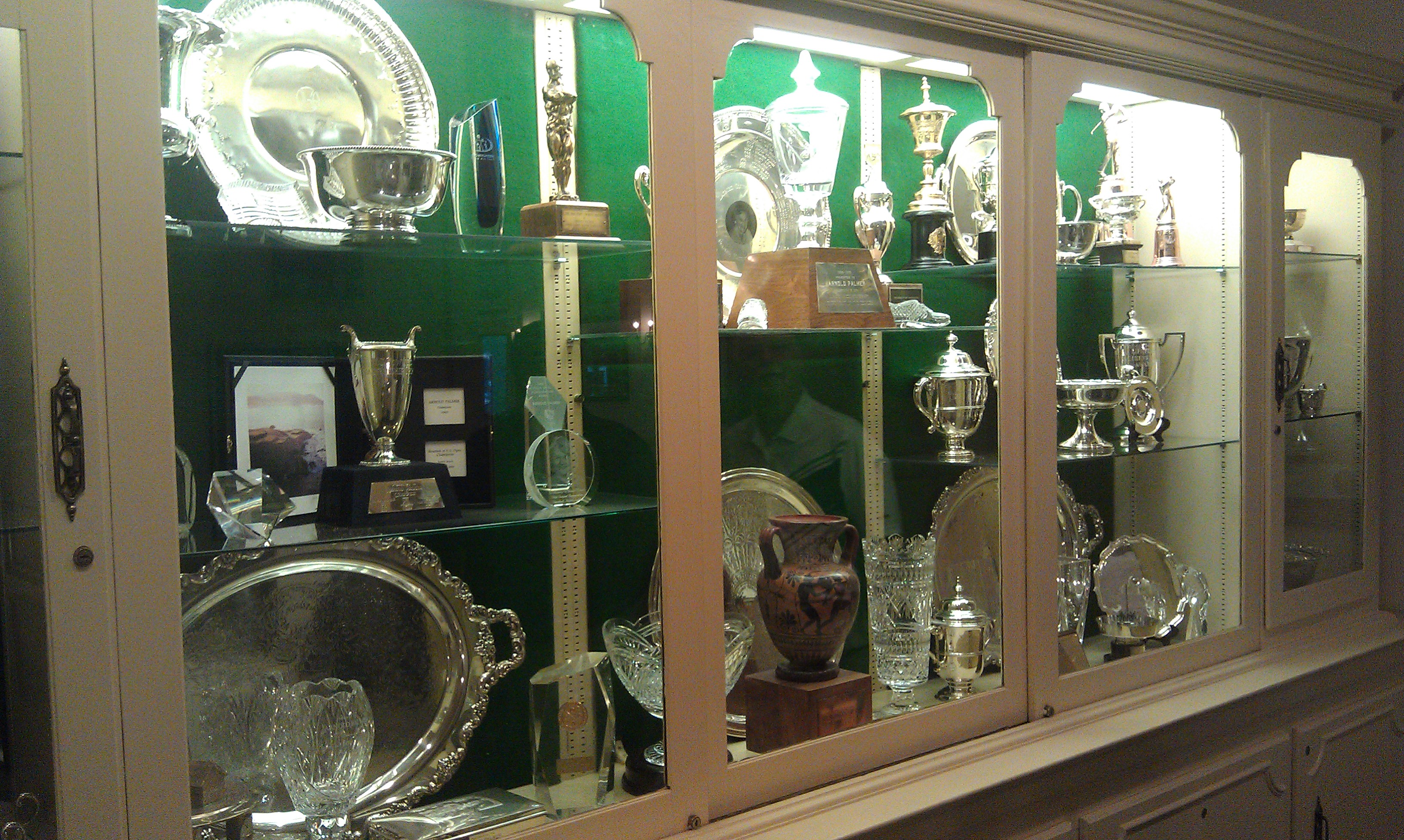 Latrobe Country Club: Arnold Palmer's trophy case