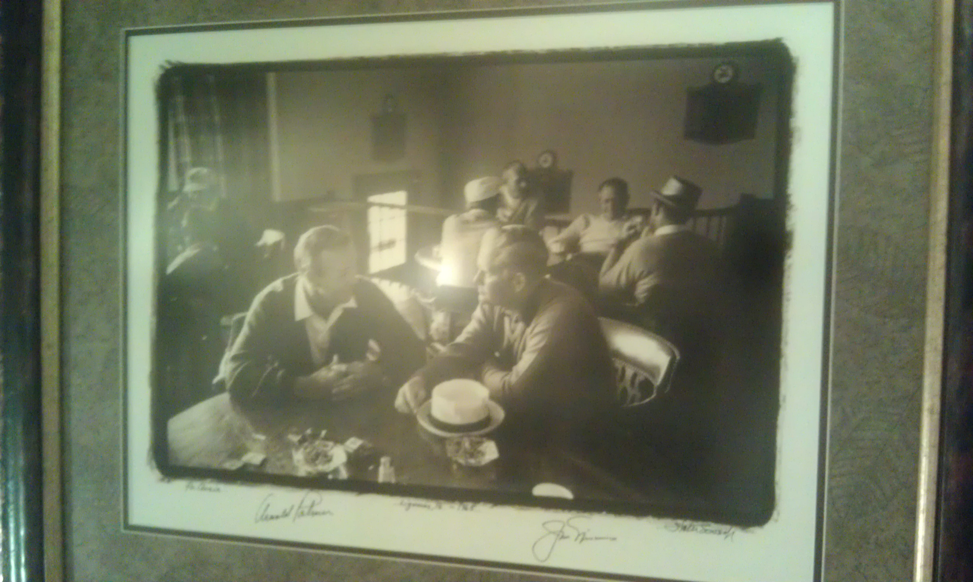 Latrobe Country Club: Signed photo of Jack Nicklaus and Arnold Palmer