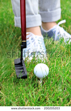 stock-photo-female-golf-player-at-golf-course-200205203