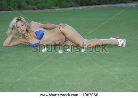stock-photo-sexy-girl-in-a-bikini-on-a-golf-course-1067860