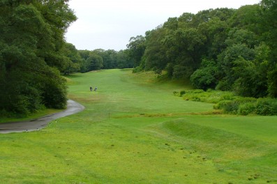 THE PAR-5 THIRD SLITHERS THROUGH THE WOODS BEFORE ENDING AT A SHARPLY ELEVATED GREEN