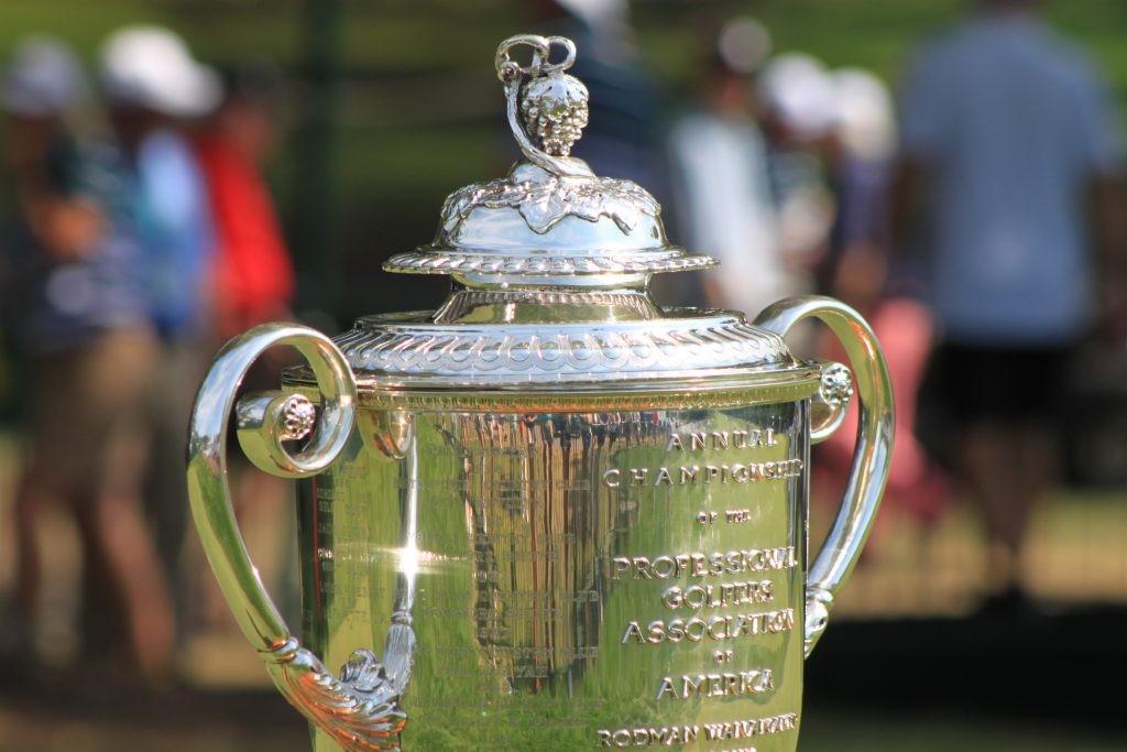 What is the PGA Championship cut rule, and how is the cut line determined?