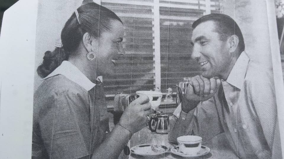 Ed and his wife Helen. "Aunt Helen was the sweetest woman. Those beauty queens never had a chance," Hank Furgol said.