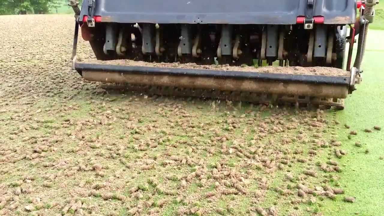 Why do golf courses aerate, what it does and when do they do it?