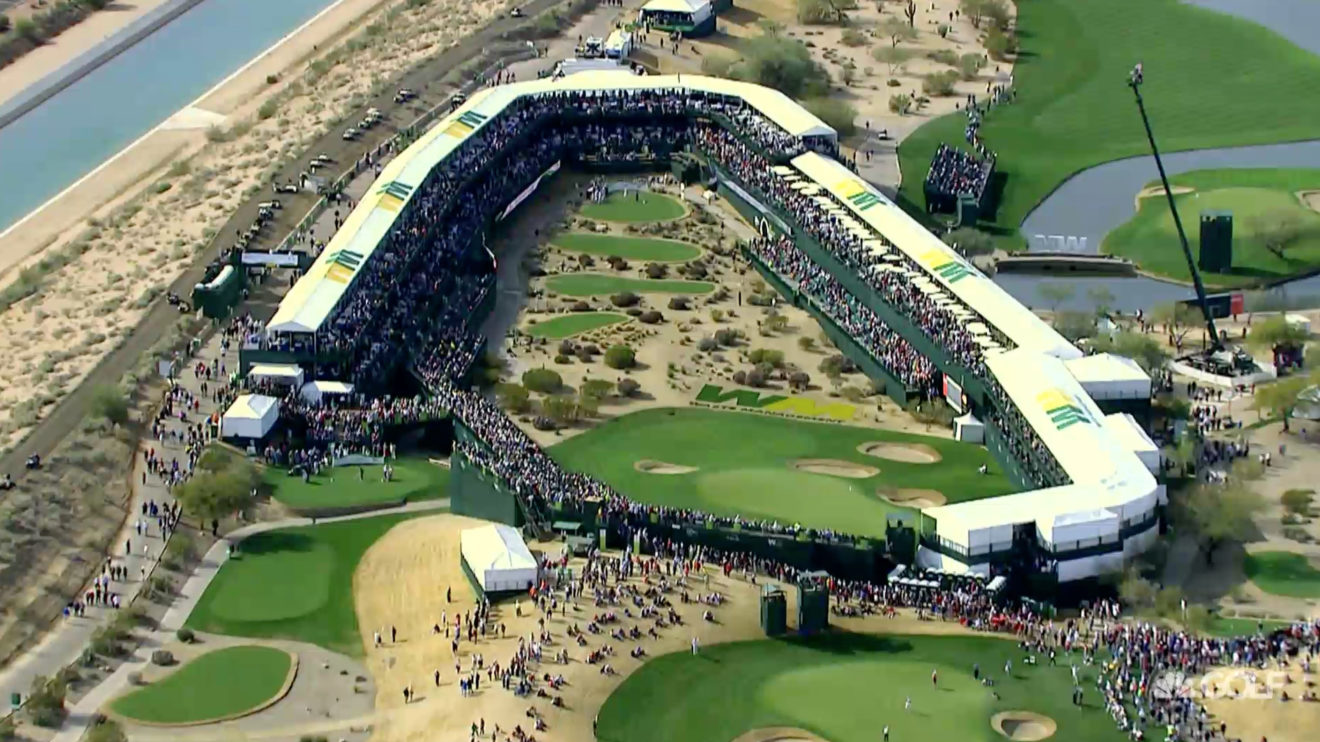 16th hole at TPC Scottsdale Who has made a holeinone during the Phoenix Open?