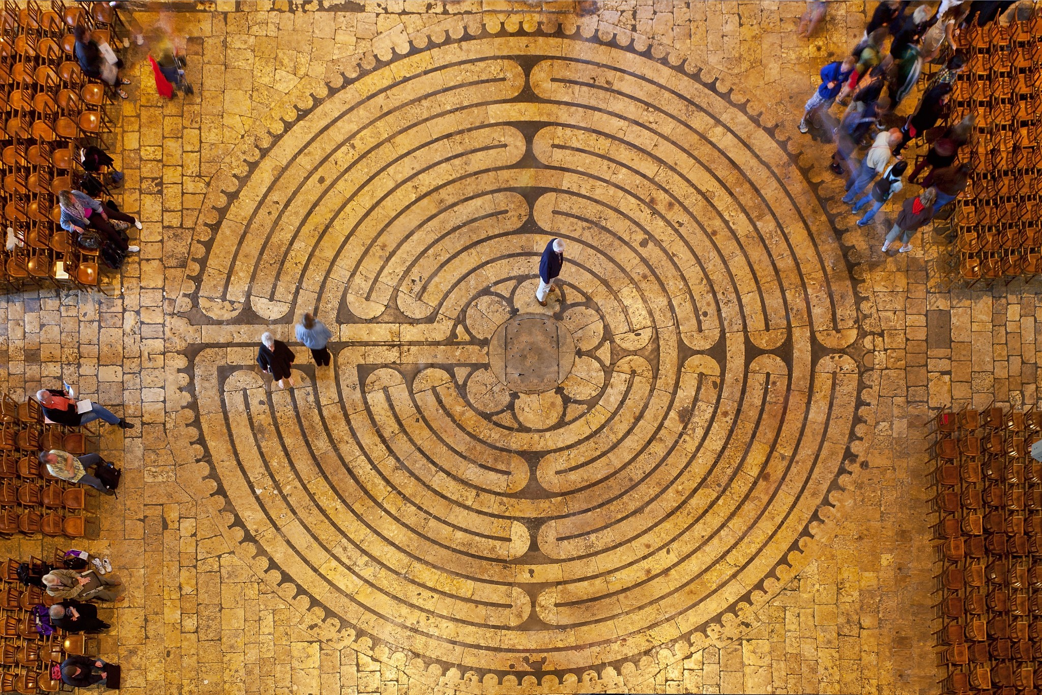 A walk through the Labyrinth at Bandon Dunes
