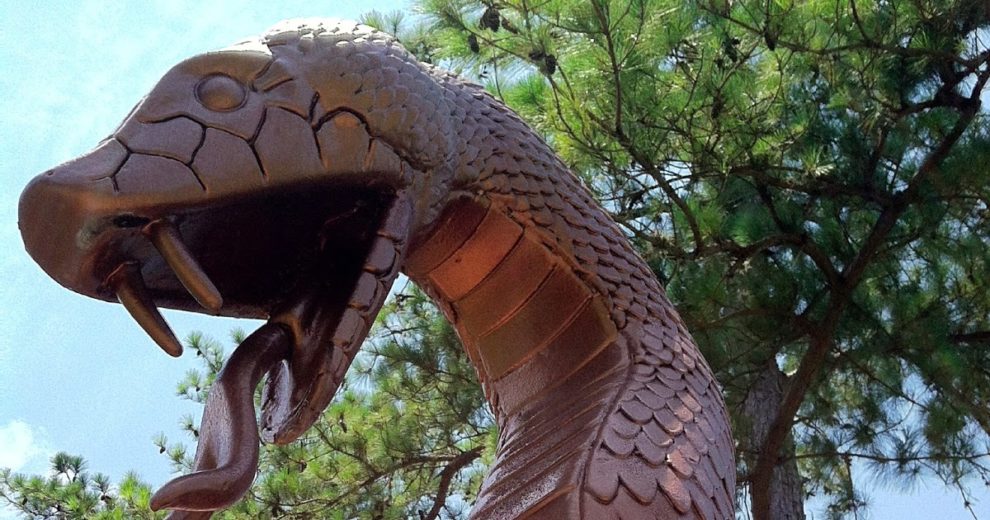 The Snake Pit statue at Innisbrook Resort