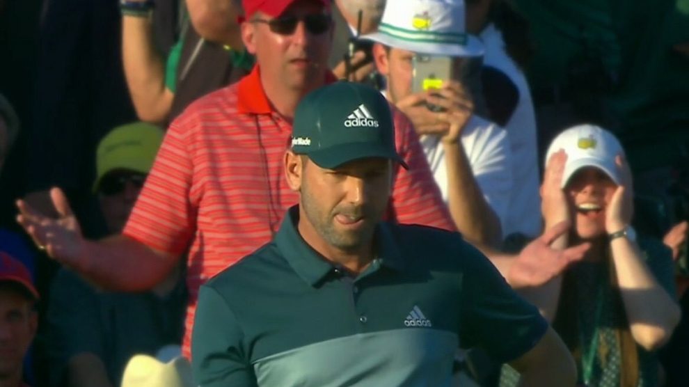 A Masters patron managed to sneak a phone into Augusta National
