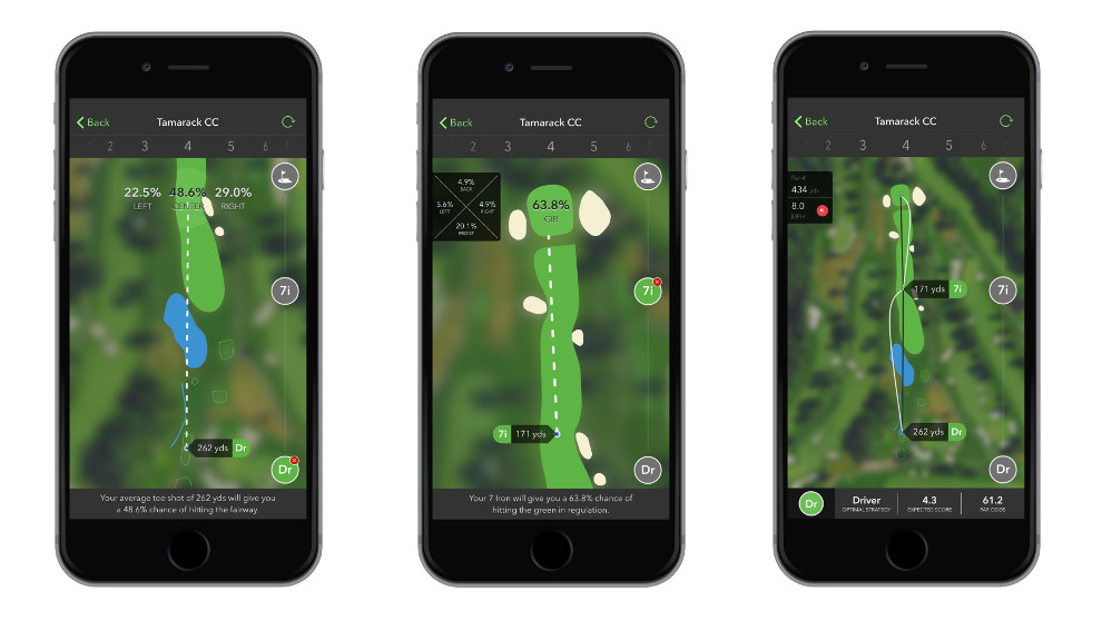 Arccos Caddie takes your performance data, turns it into real-time advice