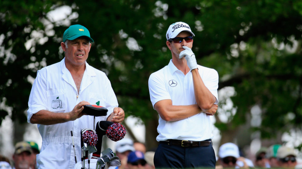 Adam Scott was rocking pleats on Friday at the 2019 Masters