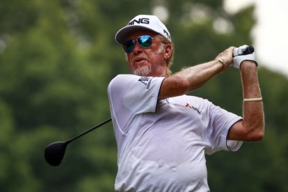 A photo of golfer Miguel Angel Jimenez