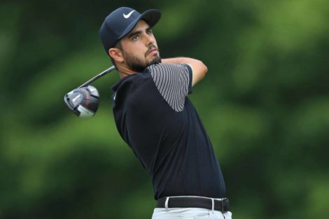 A picture of golfer Abraham Ancer from 2018