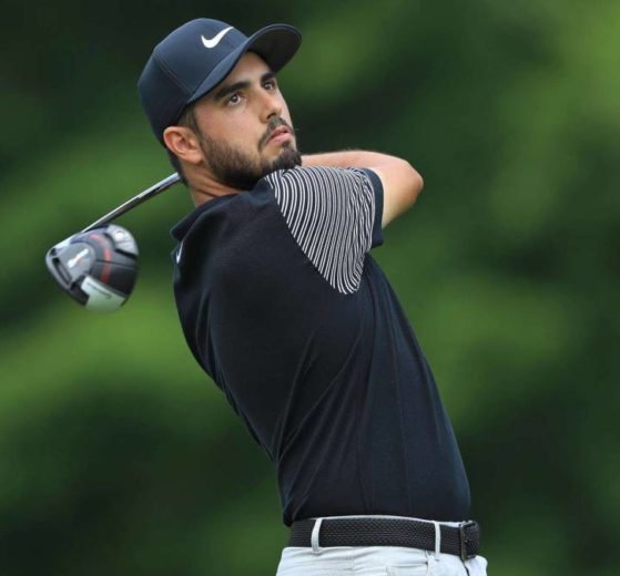 A picture of golfer Abraham Ancer from 2018