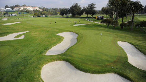 The 10th hole at Riviera Country Club