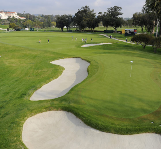 The 10th hole at Riviera Country Club