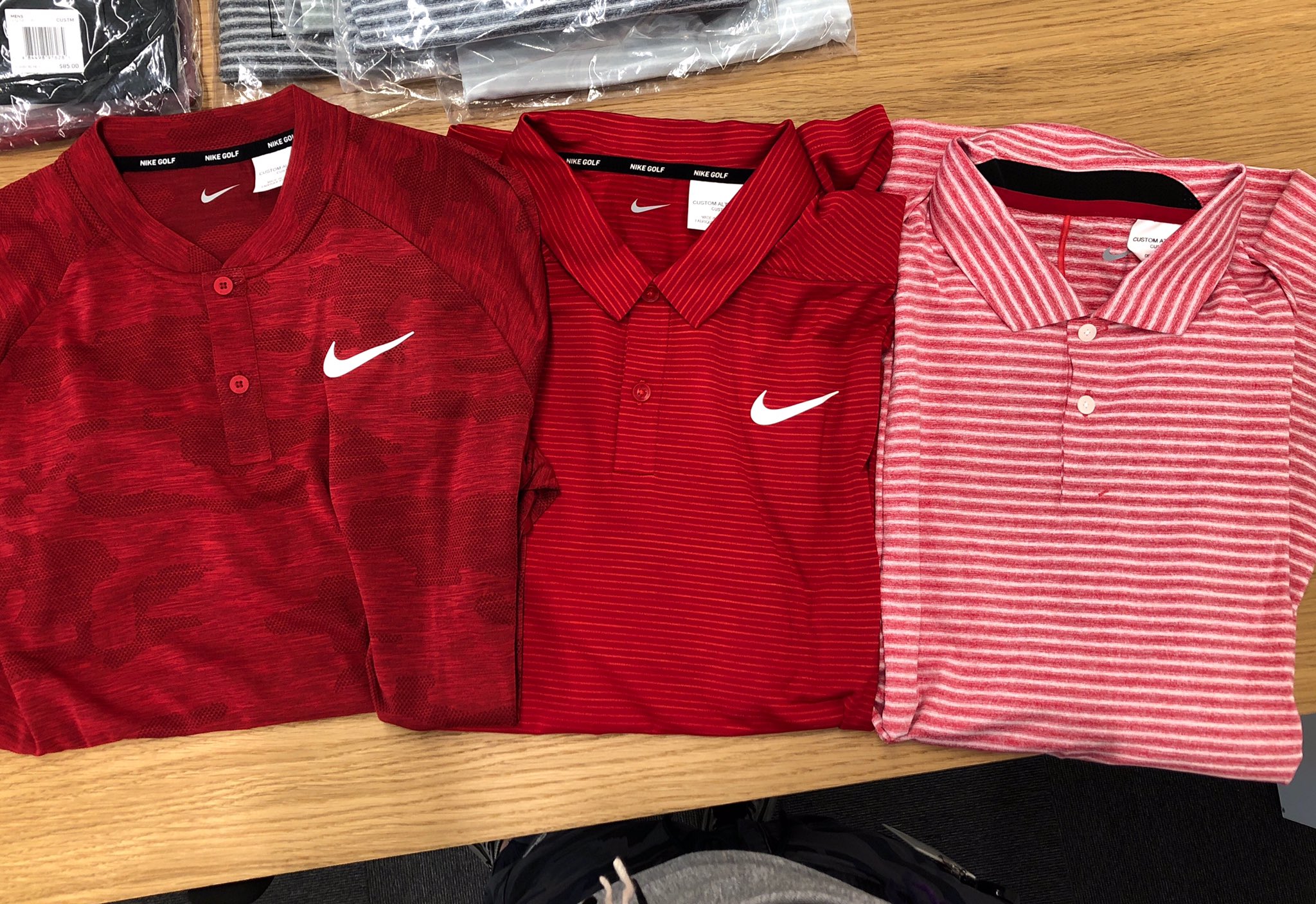 tiger woods red shirt for sale