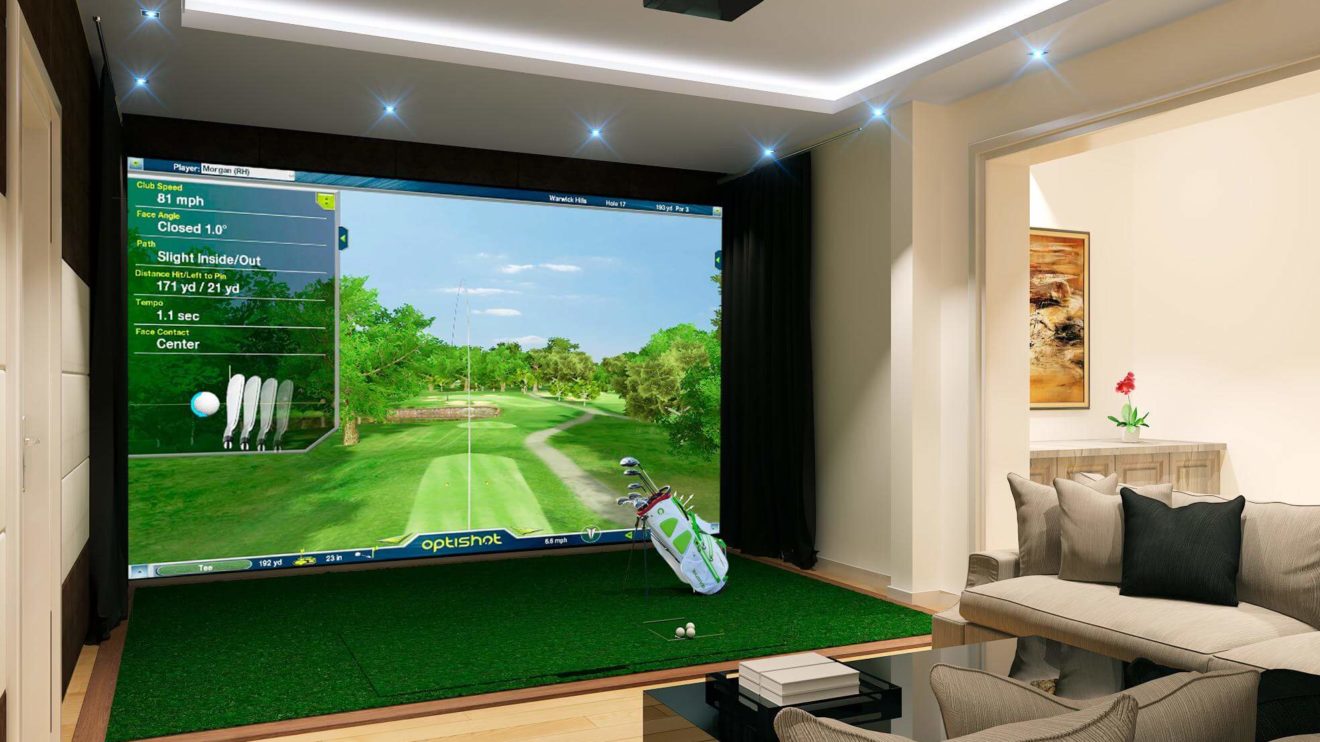What's the cheapest golf simulator you can buy to play indoor golf?