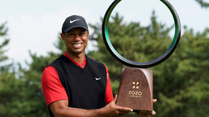A picture of golfer Tiger Woods
