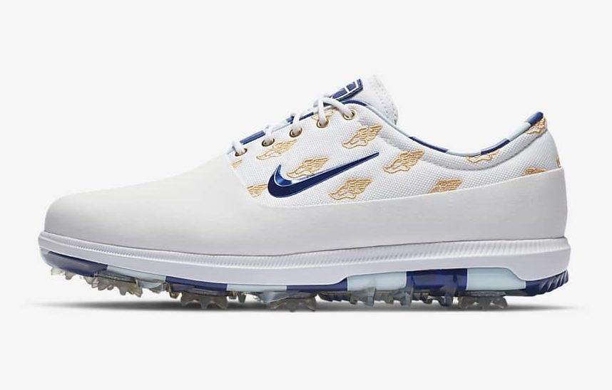 navy blue nike golf shoes