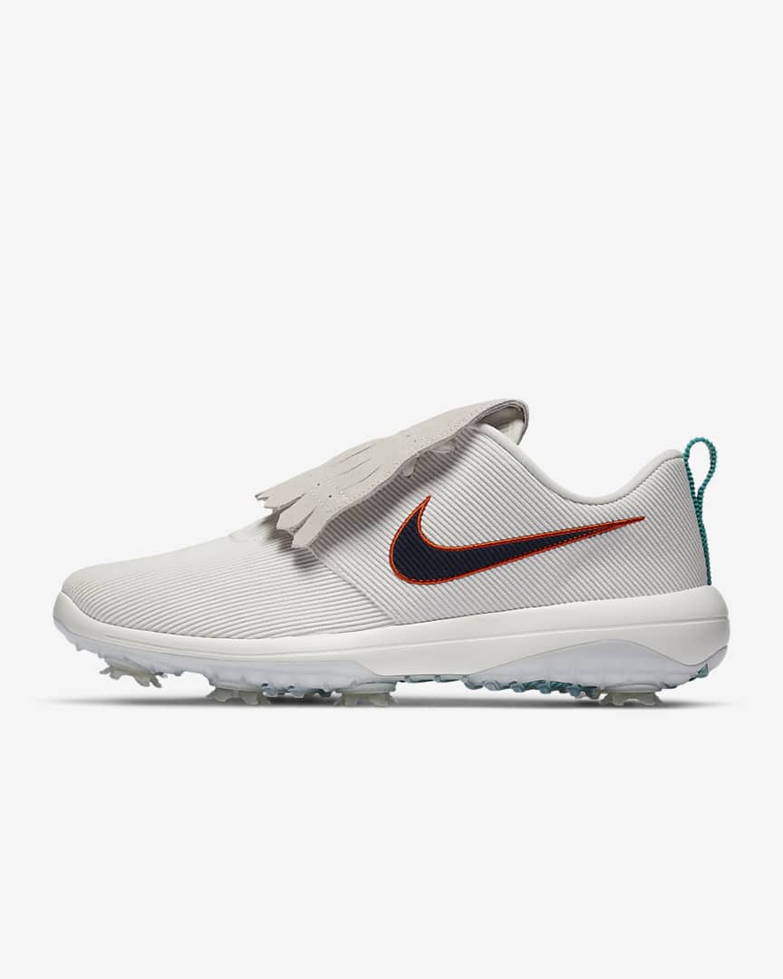 Nike corduroy golf shoes being worn 