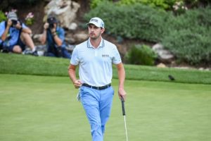 A photo of golfer Patrick Cantlay at the 2021 BMW Championship