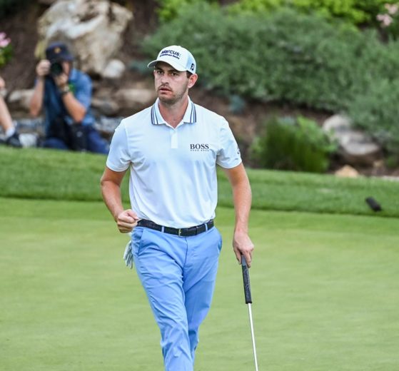 A photo of golfer Patrick Cantlay at the 2021 BMW Championship