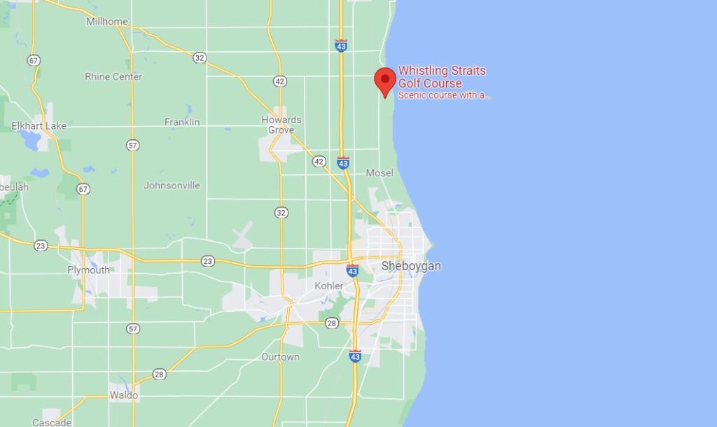 Where Is Whistling Straits Golf Course Located 
