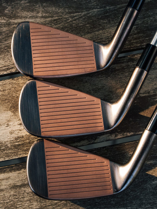 These TaylorMade P-790 copper irons are beautiful