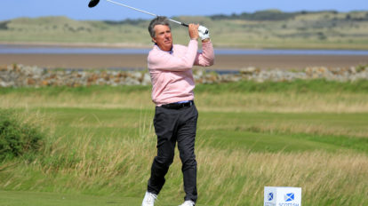 A picture of golfer Barry Lane.