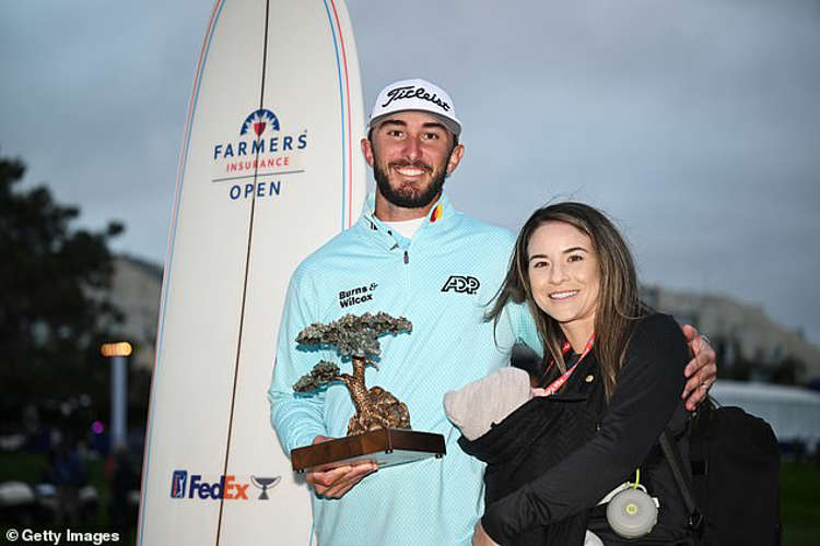 A picture of Max Homa and Lacey Croom