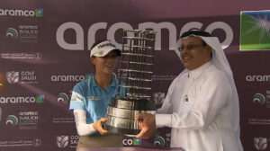 A photo of golfer Lydia Ko