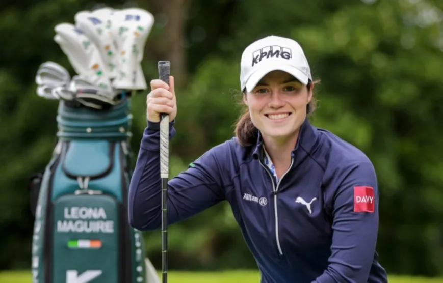 A photo of golfer Leona Maguire