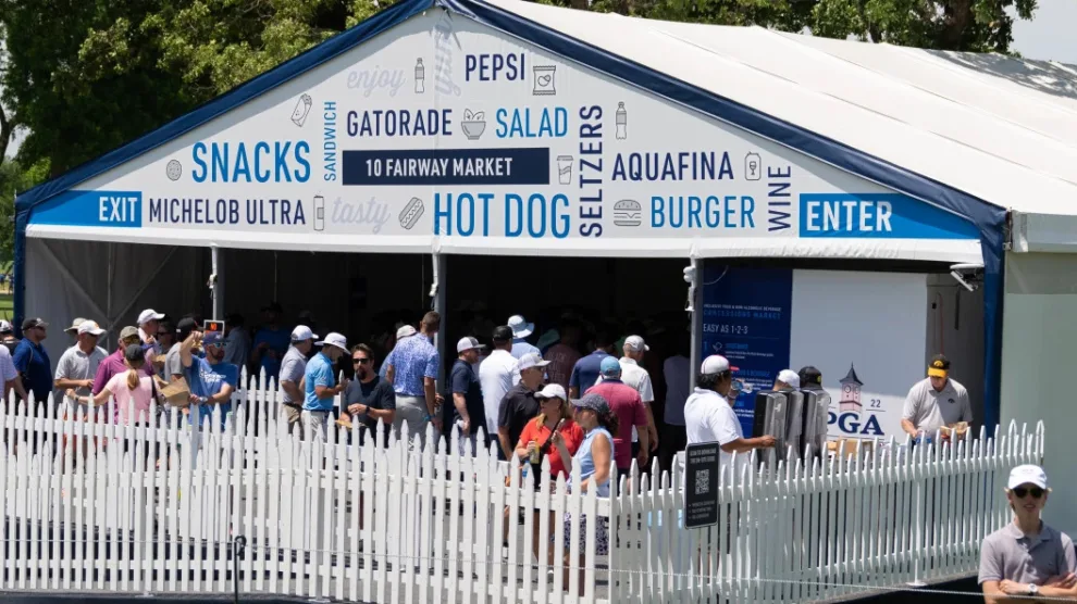 PGA Championship food tent
