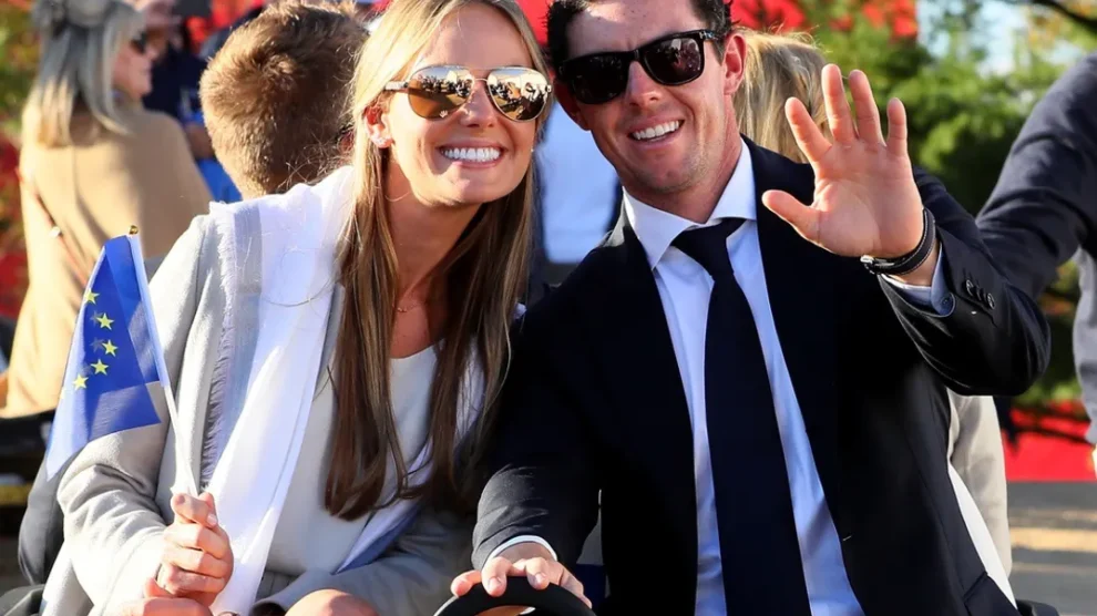 A photo of Rory McIlroy and Erica Stoll
